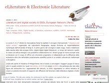 Tablet Screenshot of eliteratures.wordpress.com