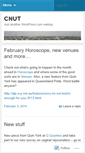 Mobile Screenshot of cnutword.wordpress.com