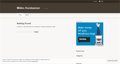 Desktop Screenshot of mikkohurskainen.wordpress.com