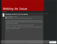 Tablet Screenshot of josuemt.wordpress.com