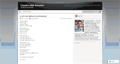Desktop Screenshot of chandramde.wordpress.com