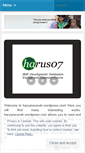 Mobile Screenshot of haryanacerah.wordpress.com