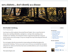 Tablet Screenshot of notadiabetic.wordpress.com