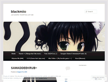 Tablet Screenshot of blackmiio.wordpress.com
