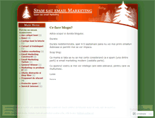 Tablet Screenshot of emailmarketingspam.wordpress.com