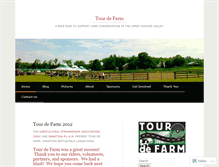 Tablet Screenshot of biketourdefarm.wordpress.com