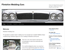 Tablet Screenshot of flintshireweddingcars.wordpress.com
