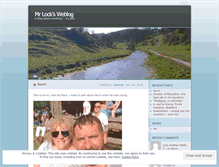 Tablet Screenshot of mrlock.wordpress.com