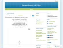 Tablet Screenshot of lemaniinpasta.wordpress.com