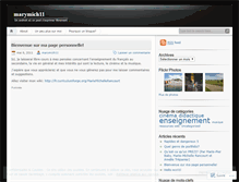 Tablet Screenshot of marymich11.wordpress.com