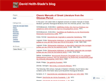 Tablet Screenshot of davidheithstade.wordpress.com