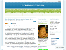 Tablet Screenshot of guidedmath.wordpress.com