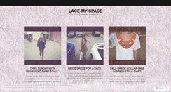 Desktop Screenshot of lacemyspacefashion.wordpress.com