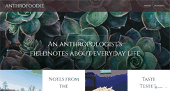 Desktop Screenshot of anthrofoodie.wordpress.com