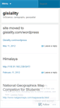 Mobile Screenshot of gisiality.wordpress.com