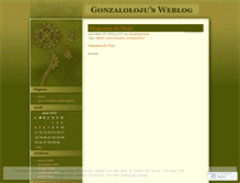Tablet Screenshot of gonzaloloju.wordpress.com