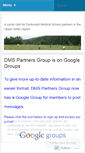 Mobile Screenshot of dmspartners.wordpress.com