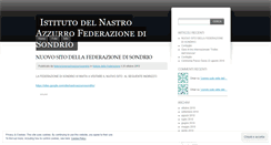 Desktop Screenshot of federazionenastroazzurrosondrio.wordpress.com