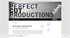 Desktop Screenshot of perfectcutproductions.wordpress.com