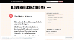 Desktop Screenshot of iloveenglishathome.wordpress.com