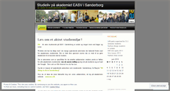 Desktop Screenshot of easvsonderborg.wordpress.com