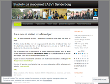 Tablet Screenshot of easvsonderborg.wordpress.com
