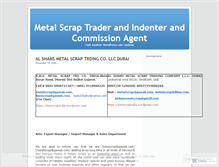 Tablet Screenshot of kmsscrapindia.wordpress.com