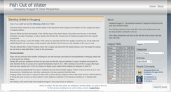 Desktop Screenshot of fishoutofwaterspfc.wordpress.com