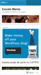 Mobile Screenshot of cavalomania.wordpress.com