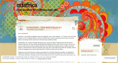 Desktop Screenshot of mfafrica.wordpress.com