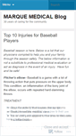 Mobile Screenshot of marquemedical.wordpress.com