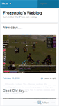 Mobile Screenshot of frozenpig.wordpress.com