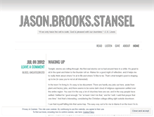 Tablet Screenshot of jbstansel.wordpress.com