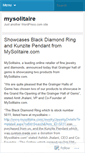 Mobile Screenshot of mysolitaire.wordpress.com