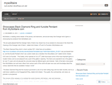 Tablet Screenshot of mysolitaire.wordpress.com