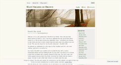 Desktop Screenshot of manyshadesofbrown.wordpress.com