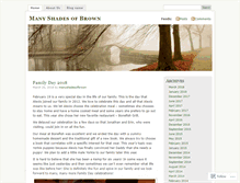 Tablet Screenshot of manyshadesofbrown.wordpress.com