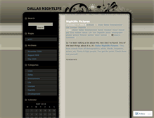 Tablet Screenshot of dallasnightlife.wordpress.com
