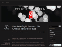 Tablet Screenshot of courtneypvaughn.wordpress.com