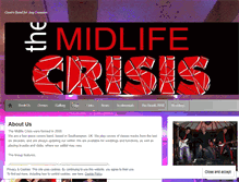 Tablet Screenshot of midlifecrisisband.wordpress.com
