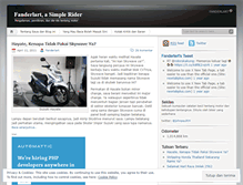 Tablet Screenshot of fanderlart.wordpress.com