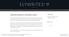 Desktop Screenshot of elywrites.wordpress.com