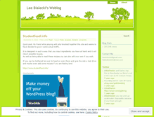 Tablet Screenshot of leebialecki.wordpress.com