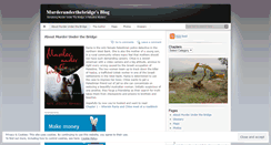 Desktop Screenshot of murderunderthebridge.wordpress.com