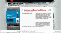 Desktop Screenshot of mallamsenyapp.wordpress.com