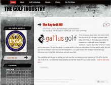 Tablet Screenshot of golf1ndustry.wordpress.com