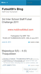 Mobile Screenshot of futsal09.wordpress.com
