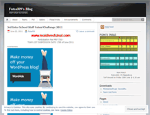 Tablet Screenshot of futsal09.wordpress.com