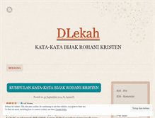 Tablet Screenshot of dleka.wordpress.com