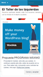 Mobile Screenshot of eltallerdelasizquierdas.wordpress.com